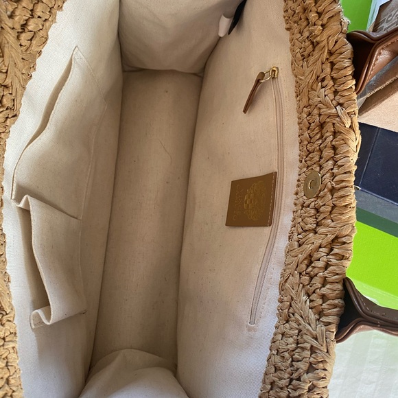 Vince Camuto Raffia Tote - Picture 2 of 3